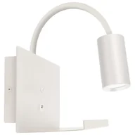 Lampy ścienne - Kuchenna lampa ścienna Telo 4188 Ideus spot z włącznikiem metalowa biała - miniaturka - grafika 1