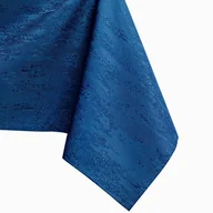 Obrusy i serwetki - Obrus Vesta Indygo Tłoczony Nowoczesny 140x200 owal AmeliaHome - TCLOTH/AH/VESTA/HMD/INDIGO/O140X200 - miniaturka - grafika 1