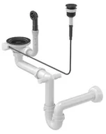 Akcesoria do armatury i ceramiki - QUADRON Odpływ PUSH TO OPEN  3 1/2" z syfonem 1-kom., czarny (GRANIT-pionowy), przycisk okrągły 13PB3-P2A-BLM * *Kupuj TANIEJ u Nas*(22)-266-82-20*Zap - miniaturka - grafika 1