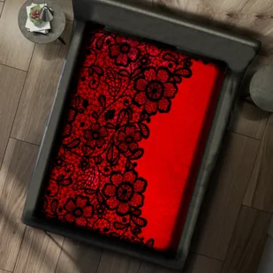 Gruby Koc Akrylowy 160X210 Kwiaty 17465 - Koce - miniaturka - grafika 1