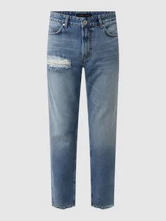 Spodnie męskie - Jeansy o kroju straight fit z bawełny model ‘Patna’ - grafika 1