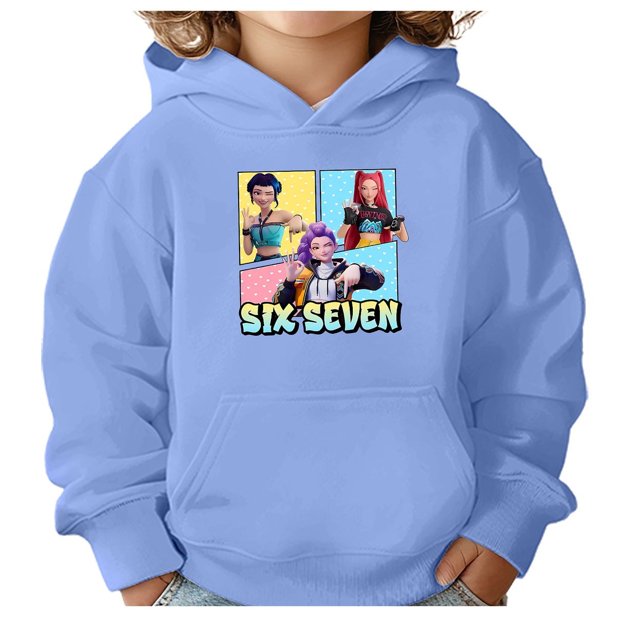BLUZA DZIECIĘCA 67 SIX SEVEN VIRAL HUNTRIX 122-128 CHŁOPIĘCA DZIEWCZĘCA