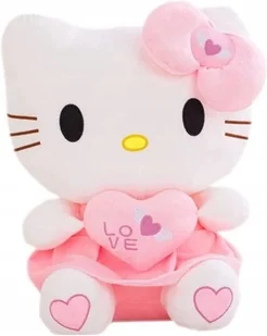 HELLO KITTY KOT MASKOTKA PLUSZOWA PLUSZAK PLUSZ ZABAWKA PREZENT 30CM - Maskotki i pluszaki - miniaturka - grafika 1