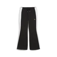 Spodnie damskie - Damskie Spodnie PUMA T7 FLARED PANTS 63213801 – Czarny - miniaturka - grafika 1