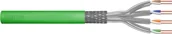 Kable komputerowe i do monitorów - Digitus Kabel teleinformatyczny instalacyjny DIGITUS kat.8.2, S/FTP, Dca, AWG 22/1, LSOH, 50m, zielony, ofoliowany - miniaturka - grafika 1