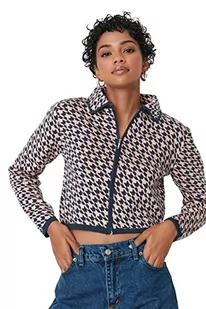 Trendyol Damski standardowy standardowy standardowy kardigan z dzianiny z wywijanym kołnierzem, Niebieskozielony, S - Swetry damskie - miniaturka - grafika 1