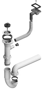 Zlew ALVEUS BASIC 150 (odpływ 60mm) stal SATYNA (1136530) - Zlewozmywaki - miniaturka - grafika 7