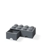 Pojemniki na zabawki - Lego Brick Drawer 8 ciemnoszary | 40061754 - miniaturka - grafika 1