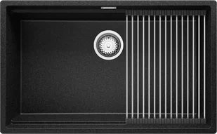 Zlew BRANDE SWIFT SLIM 760-80 GRAPHITE (grafitowy) zwijany ociekacz ROLLMATA - Zlewozmywaki - miniaturka - grafika 1