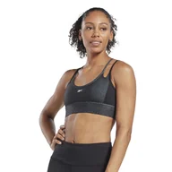 Biustonosze - Damski Stanik sportowy REEBOK MOD SAFARI POLY BRALETTE HT2380 – Czarny - miniaturka - grafika 1