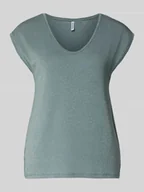 Bluzki damskie - Bluzka o kroju regular fit z mieszanki wiskozy model ‘BILLO’ - miniaturka - grafika 1