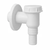 Akcesoria i części do pralek i suszarek - Syfon pralki natynkowy PP biały - miniaturka - grafika 1