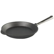Patelnie - Skeppshult Patelnia do smażenia okrągła 24 cm, stalowa rączka - miniaturka - grafika 1