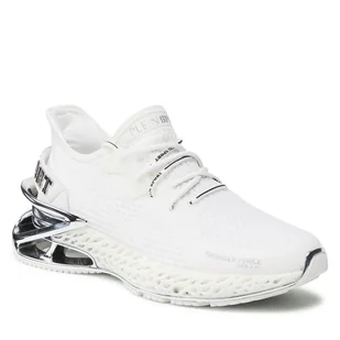 Sneakersy Plein Sport The Scratch FABS USC0335 PTE003N Biały - Sneakersy męskie - miniaturka - grafika 1