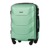Walizki - Walizka Kabinowa Twarda z ABS-u Miętowa - miniaturka - grafika 1
