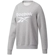 Bluzy damskie - Reebok Damska bluza polarowa z logo Identity - miniaturka - grafika 1