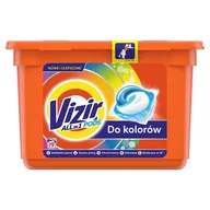 Środki do prania - Vizir 19Szt Box Gel Kapsułki D/Pr. Kolor /097 /K-T - miniaturka - grafika 1