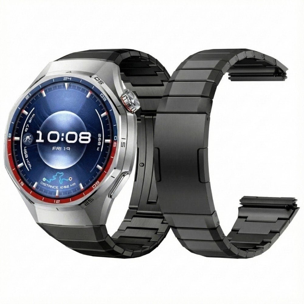 TYTANOWA BRANSOLETA DO ZEGARKA HUAWEI WATCH GT6 PRO CZARNA