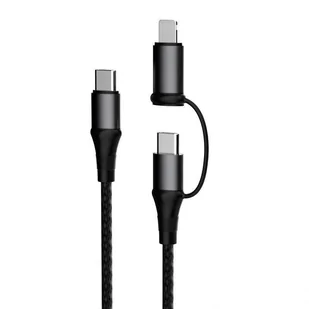 Dudao Kabel 3W1 Usb-c/usb-c Pd 60 W+lightning 18W - Kable USB - miniaturka - grafika 2