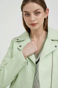 Pepe Jeans kurtka damska kolor zielony przejściowa - Kurtki damskie - miniaturka - grafika 1
