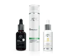 Zestawy kosmetyków damskich - Apis Zestaw Do Eksfoliacji Z Kwasem Askorbinowym - miniaturka - grafika 1