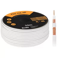 Kable - Kabel koncentryczny RG6U PCC113-50 CU+CU+CU HD 50m LIBOX - miniaturka - grafika 1
