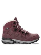 Buty trekkingowe damskie - Jack Wolfskin Trekkingi Refugio Prime Texapore Mid W 4059701 Bordowy - miniaturka - grafika 1