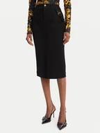 Spódnice - Versace Jeans Couture Spódnica jeansowa 79HAE84M DT037 Czarny Slim Fit - miniaturka - grafika 1