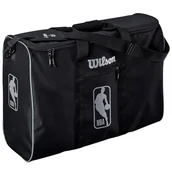 Torby sportowe - Wilson Nba Authentic 6 Ball Bag Wtba70000, Czarne Torba, Pojemność: 38 L - miniaturka - grafika 1