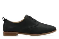 Półbuty damskie - Alice Mae [black nubuck] - rozmiar 42 - miniaturka - grafika 1