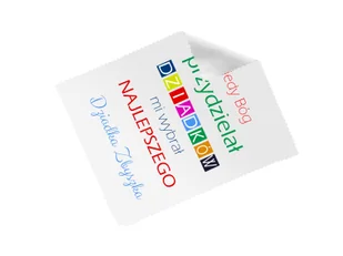 Ściereczka do okularów z imieniem na dzień dziadka - 1 szt. - Akcesoria do okularów - miniaturka - grafika 1