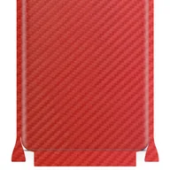 Szkła hartowane na telefon - Folia naklejka skórka strukturalna na TYŁ+BOKI do Xiaomi Redmi Note 7 Pro - Carbon Czerwony - apgo SKINS - miniaturka - grafika 1
