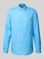 Koszule męskie - Koszula casualowa o kroju regular fit z listwą guzikową - miniaturka - grafika 1