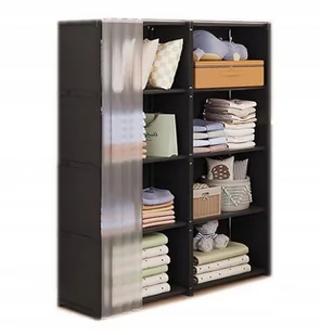 SZAFA Modułowa SKŁADANA Wieszak GARDEROBA na UBRANIA Metalowa 125x28x80cm - Szafy SZAFA Modułowa SKŁADANA Wieszak GARDEROBA na UBRANIA Metalowa 125x28x80cm - Szafy - miniaturka - grafika 1