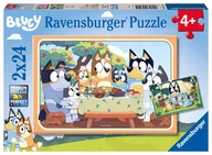 Puzzle - Ravensburger Bluey 2X24P - (10105711) [Puzzle] - miniaturka - grafika 1