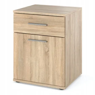 Szafka Nocna Dąb Sonoma 40 CM 1 Szuflada 1 Półka Stolik Nakastlik Sypialnia - Szafki nocne - miniaturka - grafika 1