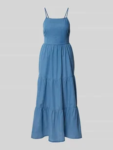Sukienka casualowa o linii A z mieszanki bawełny i lyocellu model ‘RINA’ - Sukienki - miniaturka - grafika 1