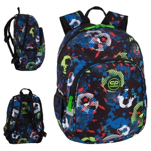 CoolPack Toby Mały Plecak Przedszkolny Football Blue - Plecaki szkolne i tornistry - miniaturka - grafika 1