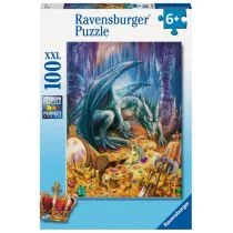 Ravensburger Puzzle 100 Smok w jaskini XXL - - Puzzle - miniaturka - grafika 1