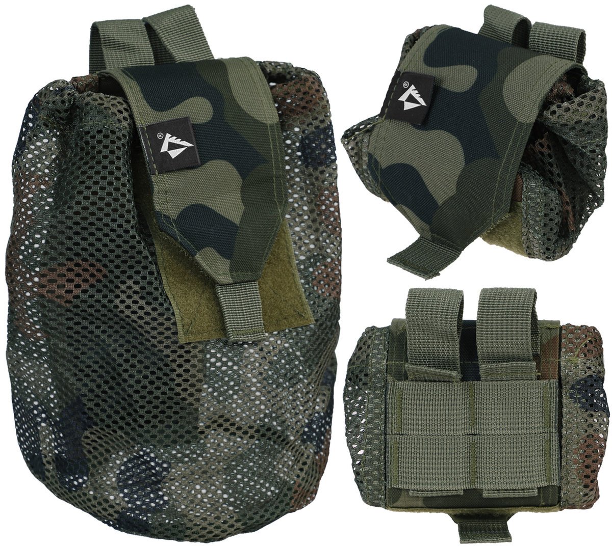Kieszeń Zrzutowa Składana Worek z siatki Mesh MOLLE Dominator Urban Combat Wz.93