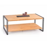 Ławy i stoliki kawowe - Ława do Salonu BAVARIA Dąb Złoty/Czarny Nowoczesna ŁAWA BAVARIA DĄB ZŁOTY/CZARNY - miniaturka - grafika 1