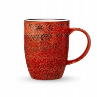 Kubki - Kubek porcelanowy czerwony duży Wilmax 460 ml  WL-667237/A - miniaturka - grafika 1