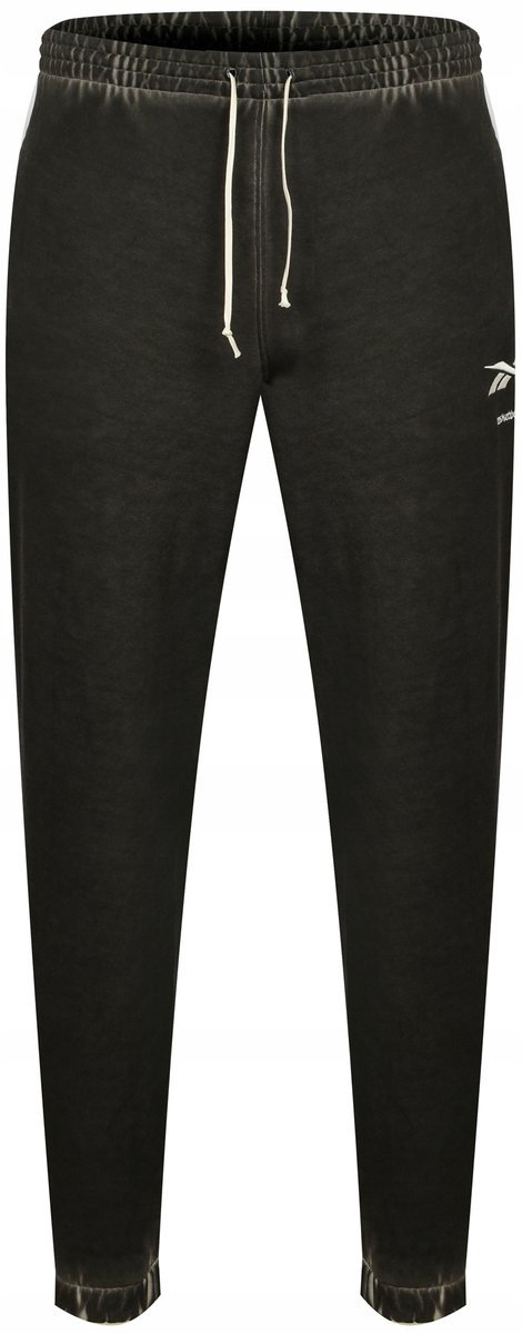 REEBOK - SPODNIE DRESOWE MĘSKIE BB BASKETBALL BI-DYE PANT IA2417 grafitowe