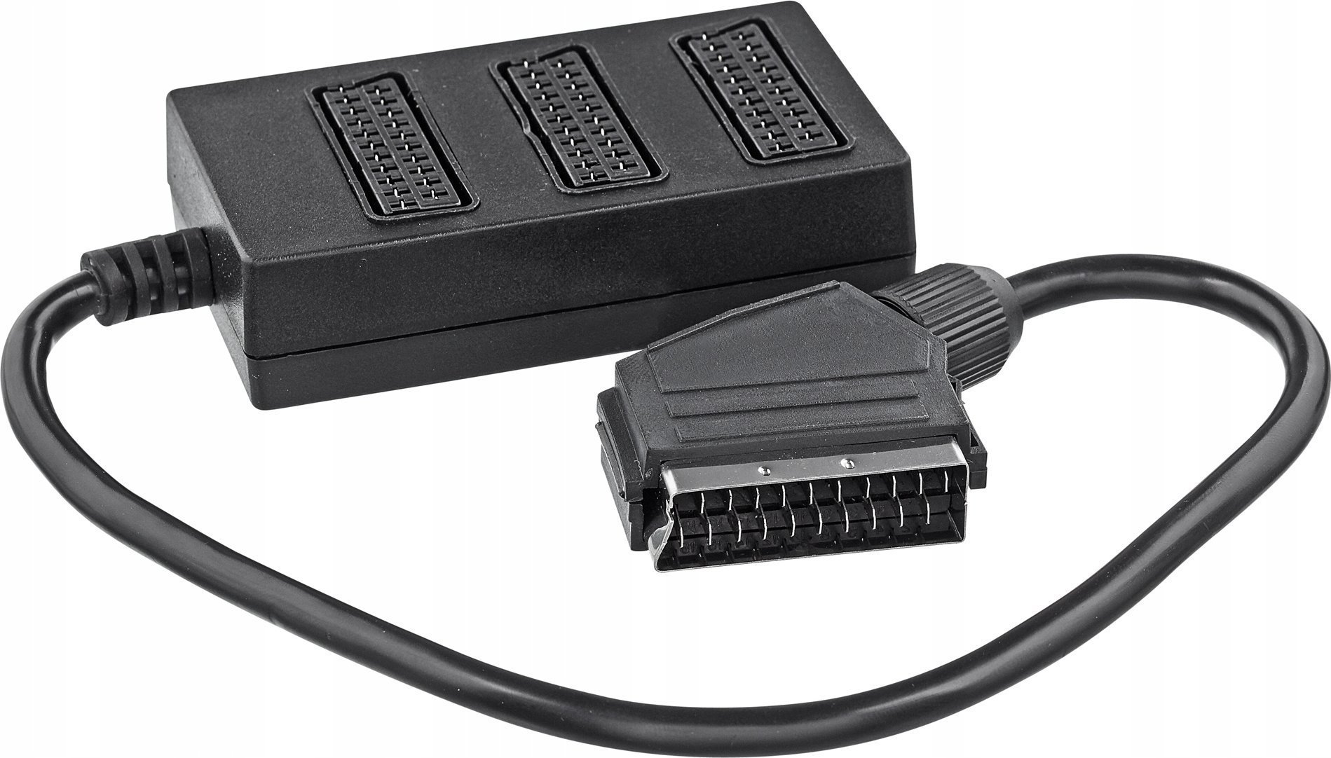 Schwaiger Schwaiger Scart-Verteiler 3-fach Schwarz