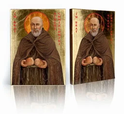 Ikona religijna Święty Brat Albert Chmielowski - Ikony i obrazy sakralne - miniaturka - grafika 1