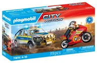 Klocki - Playmobil Action Heroes Pościg policyjnym pick-upem 71875 - klocki - miniaturka - grafika 1