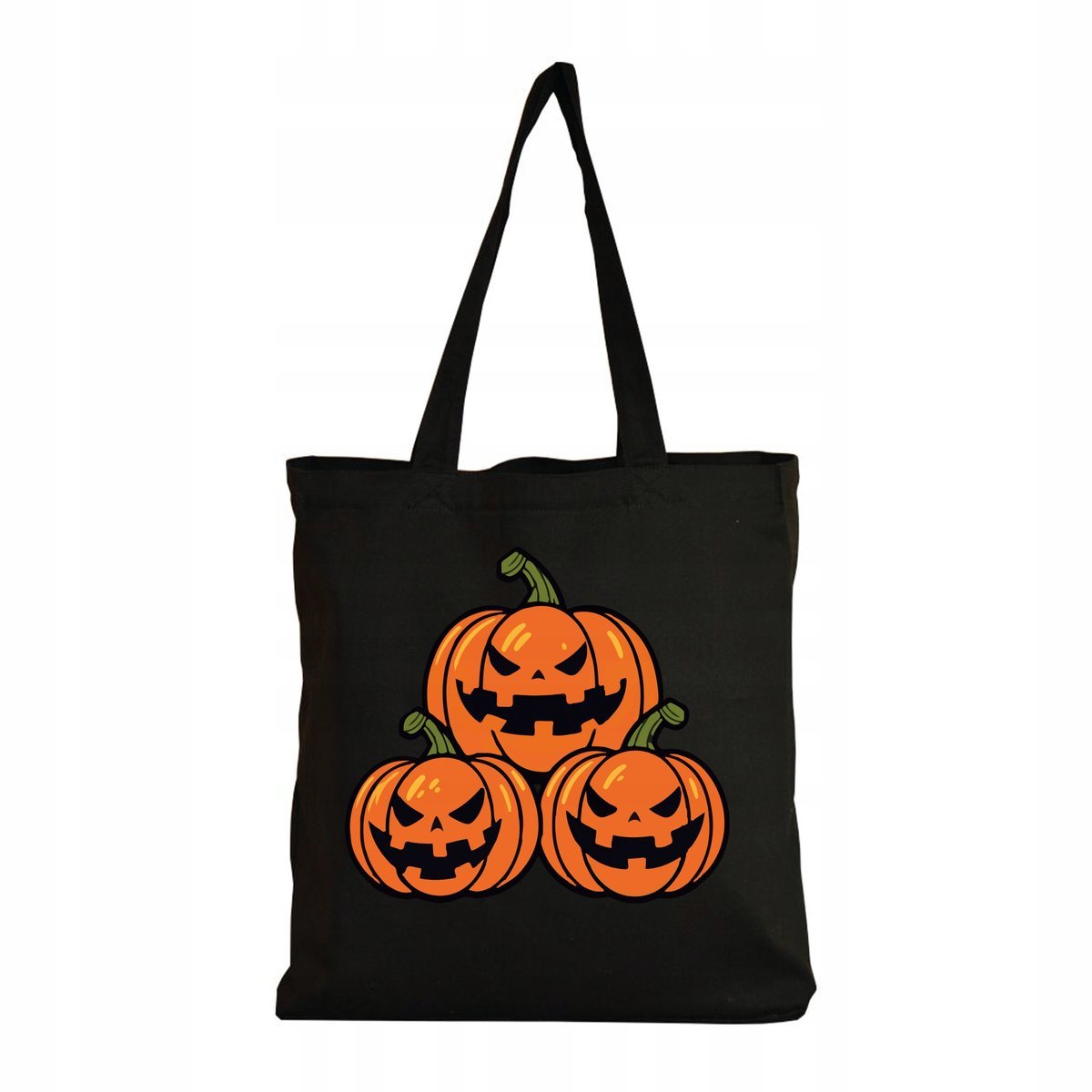 Eko Torba na ramię Zakupy Shopper Torebka Bawełniana Halloween Dynia #2