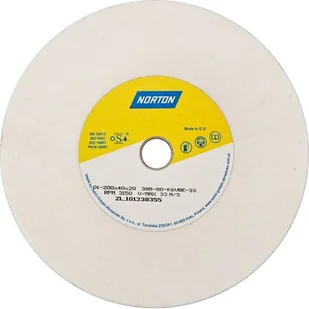 VERTO Tarcza szlifierska 200 x 40 x 20 mm - Akcesoria do elektronarzędzi - miniaturka - grafika 1