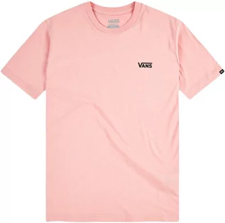 Koszulki dla chłopców - Vans LEFT CHEST LOGO MELLOW ROSE/BLACK koszulka męska - XL - grafika 1