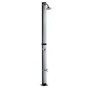 Akcesoria turystyczne - Prysznic solarny 20l Czarny/Chrom - miniaturka - grafika 1